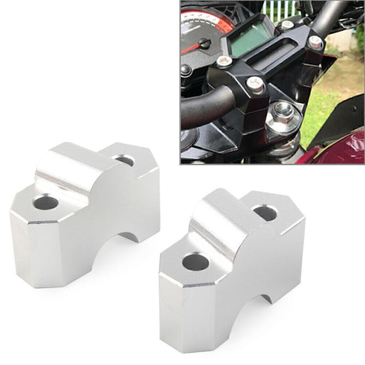 ya 2 6.30 Handlebar Riser Clamp Fit for Kawasaki Z750 2004-12 Z1000 2003-16 Chrome Motorcycle