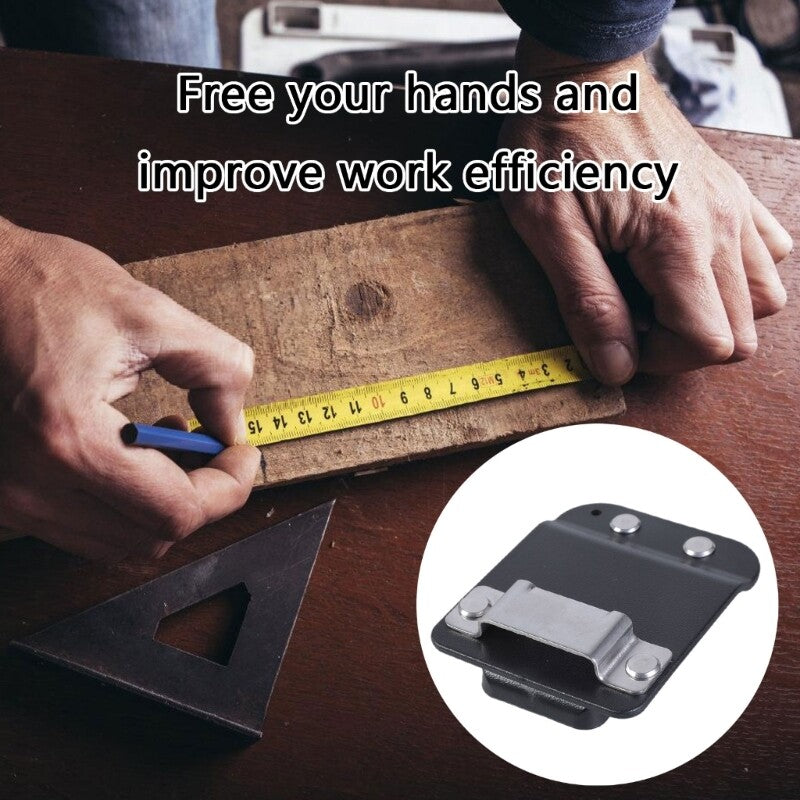 ya 14 Tape Measure Clip Clip-On Tape Measure Holder Fit Securely On Pockets And Pants
