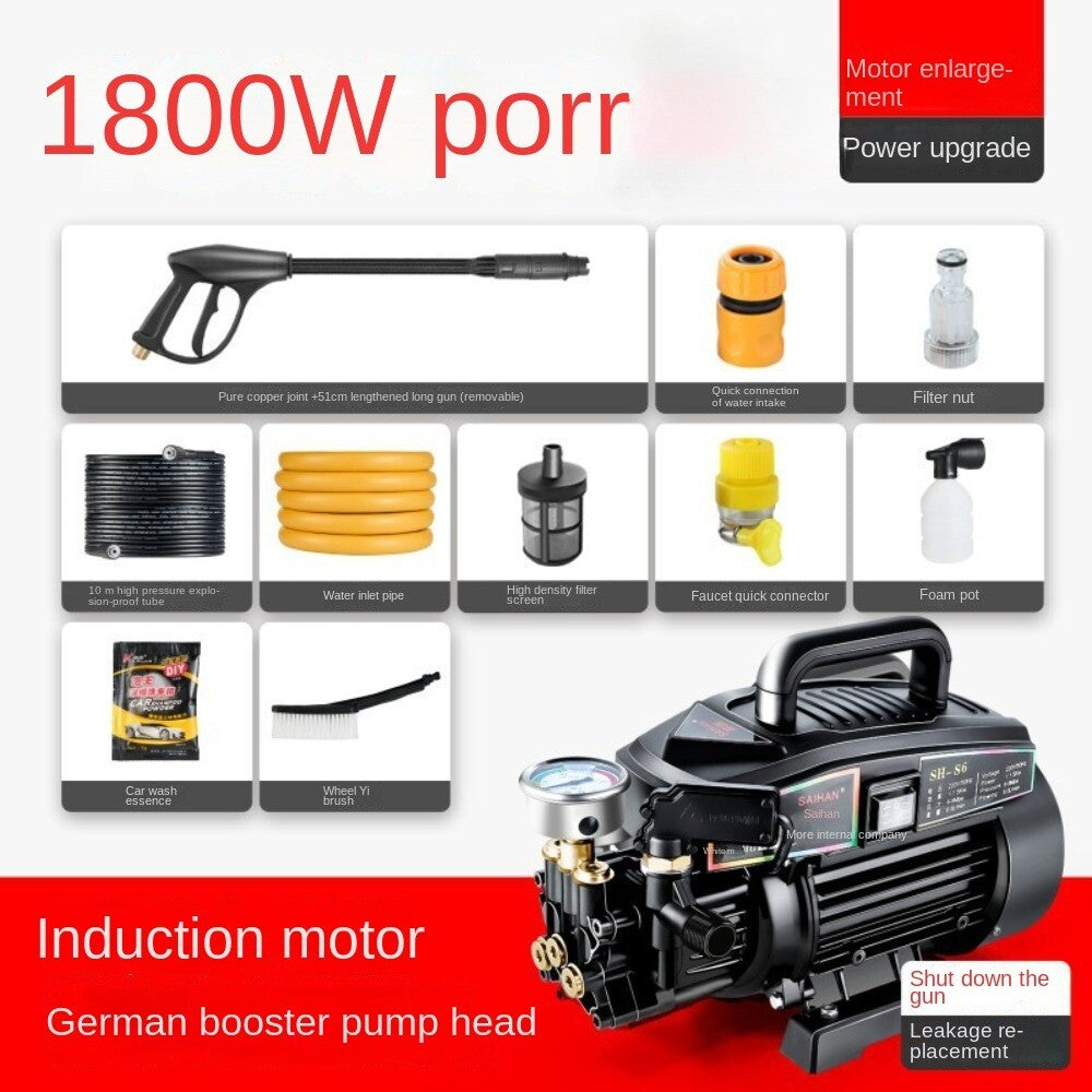 ya 26 High Pressure CleanerHousehold 220V Pump Small Portable Car Washing Machine