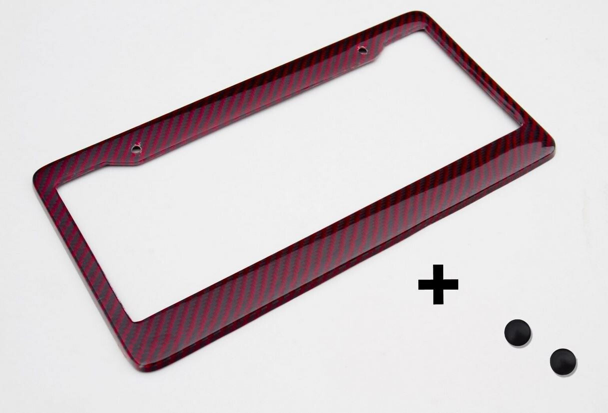 ya 1 8.5.1 1 Piece Car License Plate Frame Cover Hood Cap Trunk Slim Chrome Suitable for Genesis 