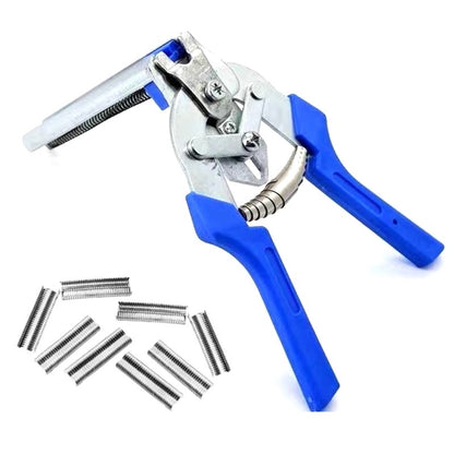 ya 25 Professio l Cage Fastening Pliers Includes 600 M Clips for Upholstery Install