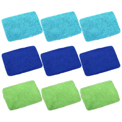 ya 5 8.7 9 Pcs Glass Cleaning Cloth Supplies Window Scraping Micro Fiber for Car