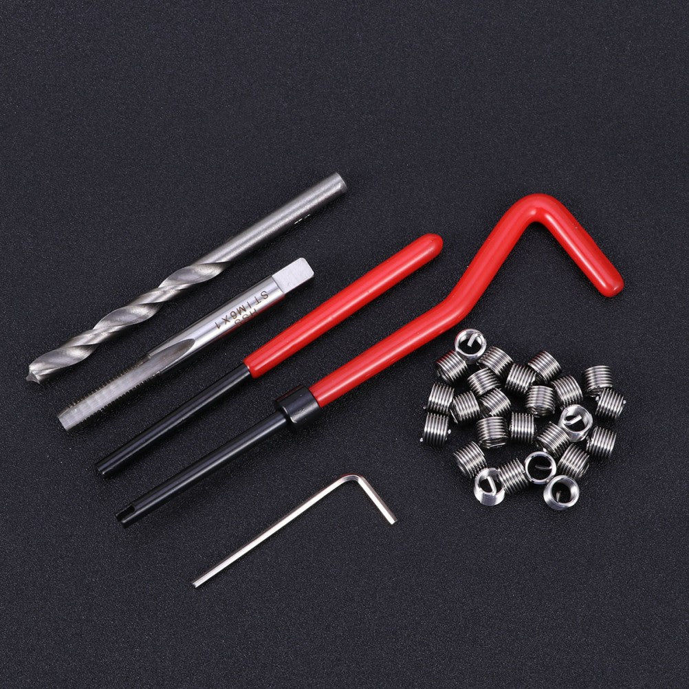 ya 5 8.7 30 Pcs Stainless Steel Thread Repair Kit Repairing Nut Helicoil
