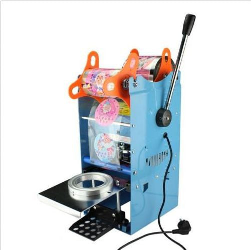 WY-802F Manual Tall-cup Sealing machine for Bubble Tea ,Fruit Juice 220V