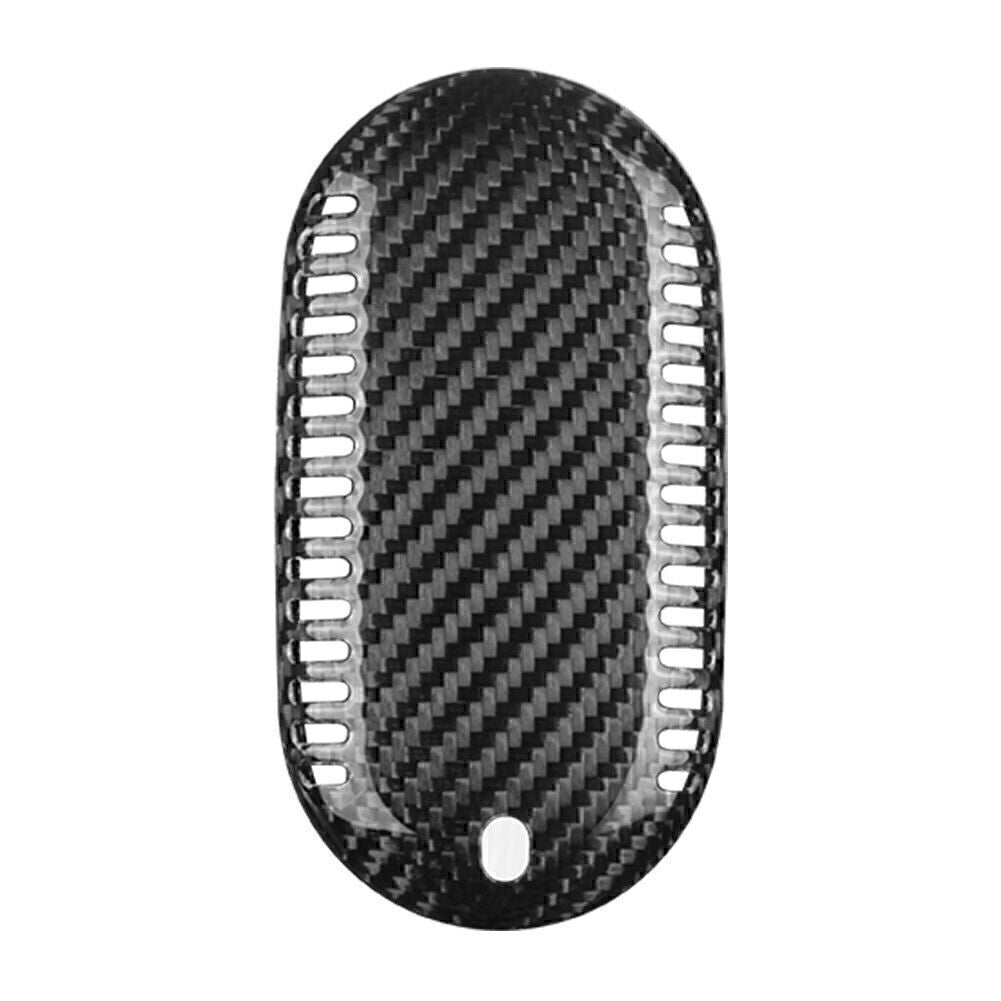 ya 5 8.7 Silver Black Carbon Key Fob Case Cover Fit for for benz S Class S400 S350l S450l 2021