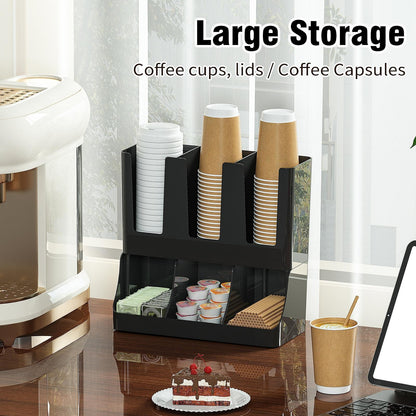 ya 25 Paper Cup Holder Drink Cup and Lid Holder for Restaurant Parties Wall Mount