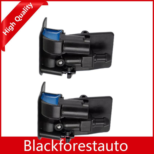 ya 13 Pair Windscreen Washer Spray Nozzle Spray Jet for X5 E70 2006-2010 Black