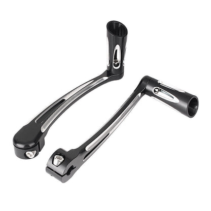 ya 5 8.7 2x Brake Pedal Lever Gear Shift Lever for Harley-Davidson FL Softail 2000-16