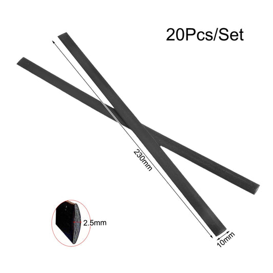 ya 25 Plastic Welding Rods Welding Rods Indoor Outerdoor 2.5mm 8-3/4 X 3/8 Inch