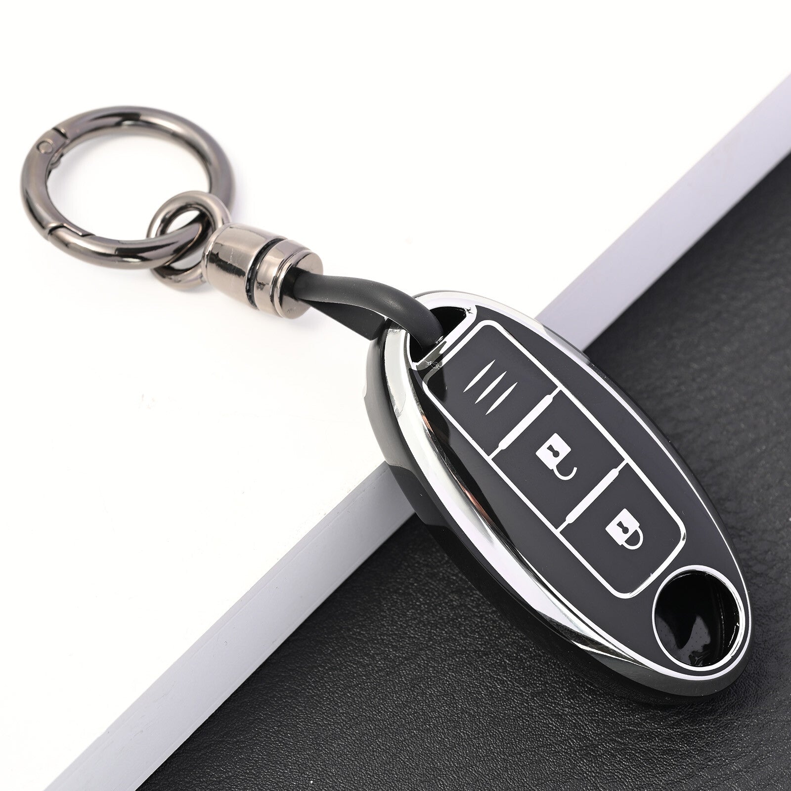 ya 5 8.7 TPU Car Key Case Fob for Nissan Qashqai Pulsar March 370Z Micra Juke Note Tiida