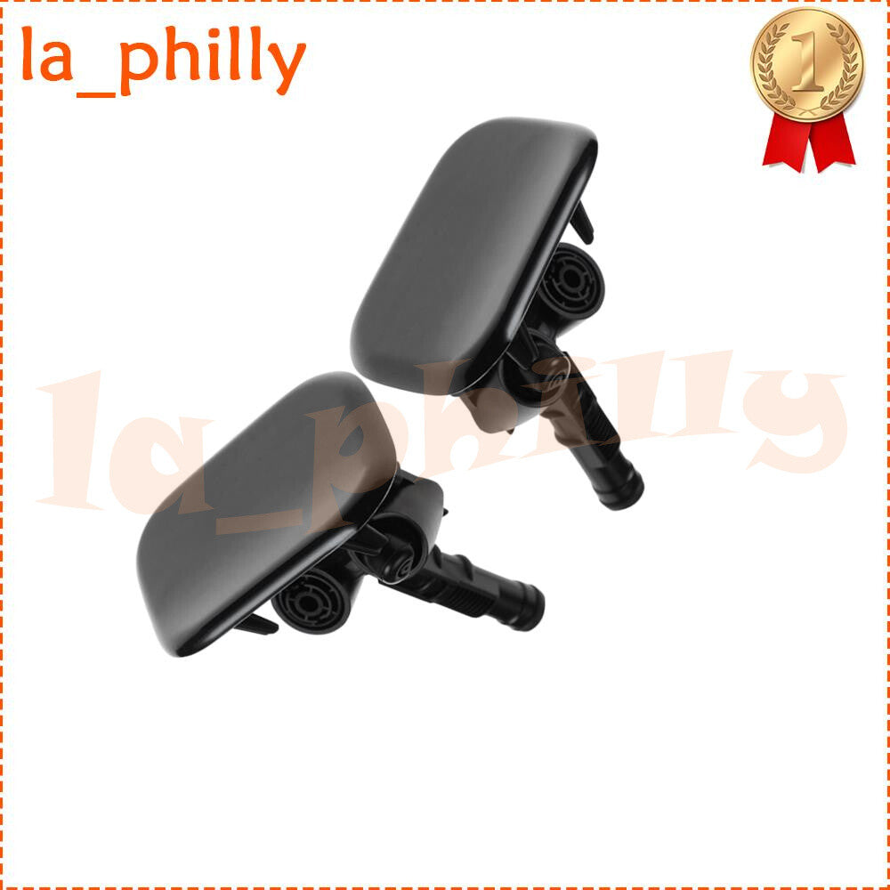 ya 27 6.18 Pair for Kia Optima Front Headlight Washer Gun Nozzle Cover Left & Right Side