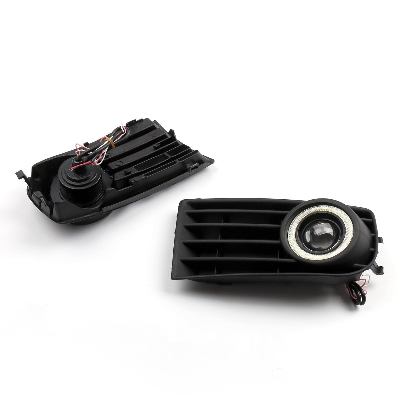 ya 1 8.5.2 Front Grilles Angel Eyes Fog Lights Lamps Fit for VW for Golf 5 MK5 Rabbit 2003-2009