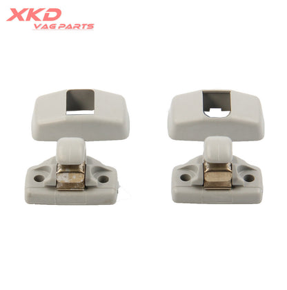 ya 1 8.25.2 shuiyin A pair of gray sun visor clips suitable for VW Beetle Eos for Golf for JETTA for Passat