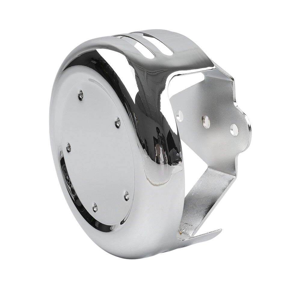 ya 5 8.7 5 Hole Point Horn Cover Chrome for Harley Sportster XL Twin Cam Models Chrome
