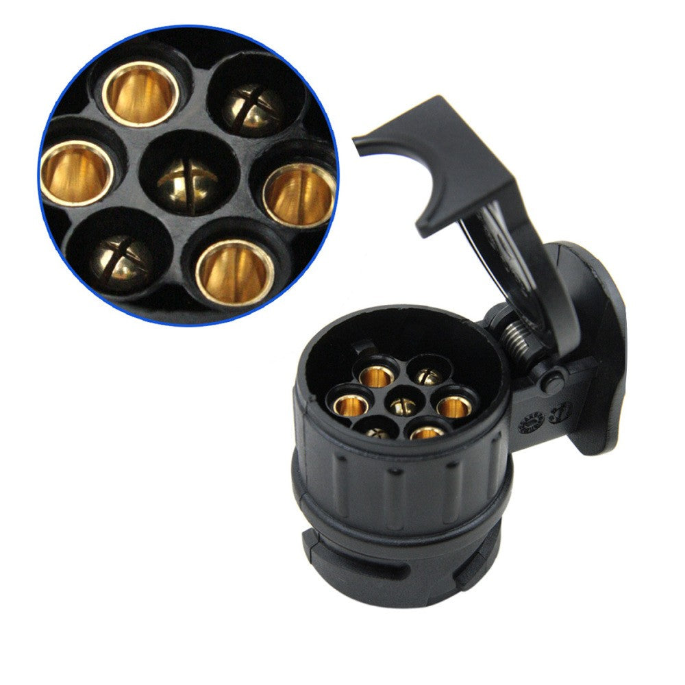 ya 1 7.13 13 To 7 Pin Trailer Adapter Trailer Wiring Connector 12V Towing Plug N Type