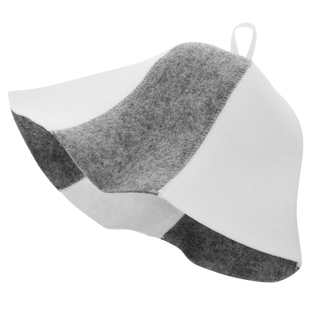 ya 25 2 Count Steam Room Protion Cap Sau Hair Protor Felt Shower