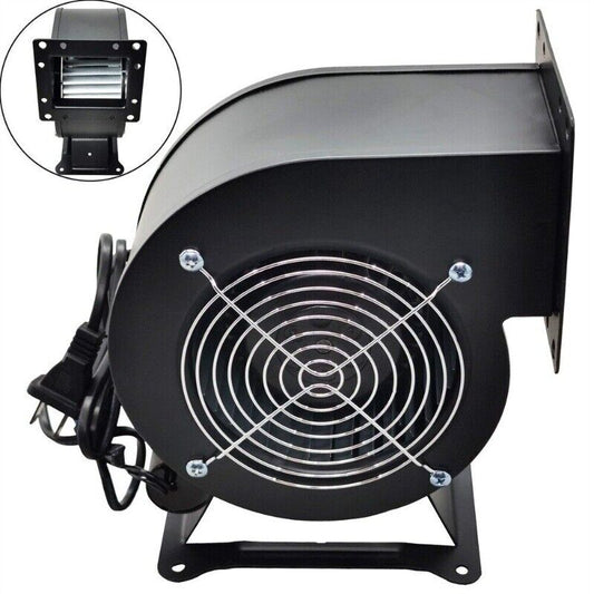 110V Small Multi-blade Centrifugal Fan Centrifugal Blower with Support Base 120W