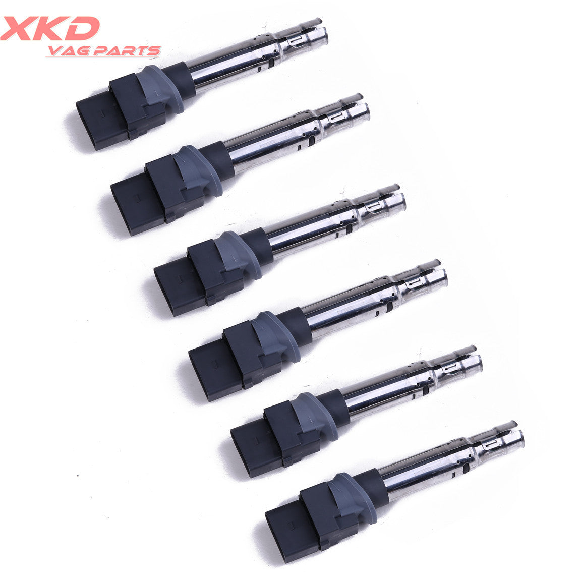 ya 5 8.7 6Pcs Ignition Coils Set for Audi A3 TT for VW for Golf R32 Touareg Eos T5 3.2L