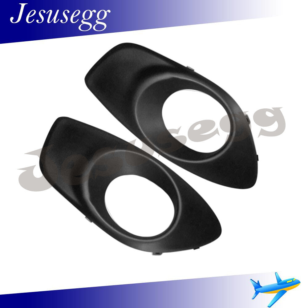 ya 13 5.27.2 Pair Unpainted Fit for HYUNDAI Santa Fe 2010-12 Fog Light Lamp Cover Left+Right