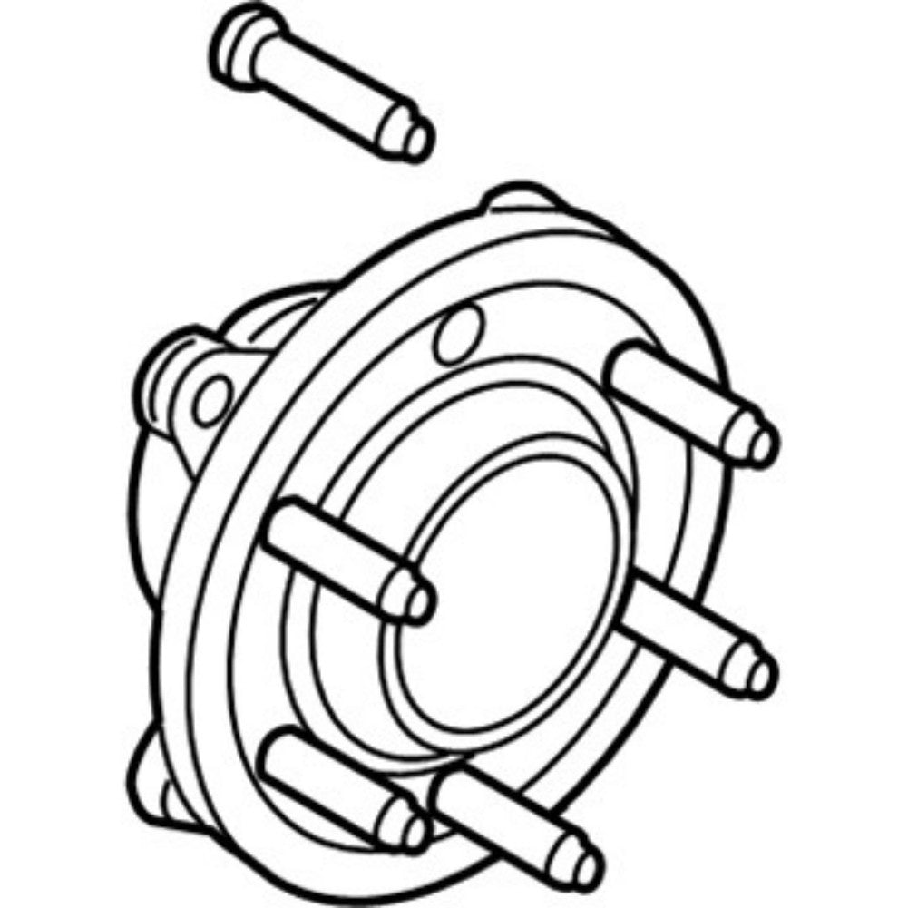 ya 27 7.20 Rep 7L1Z-1104-D HUB248 Front axle 1pc/Set