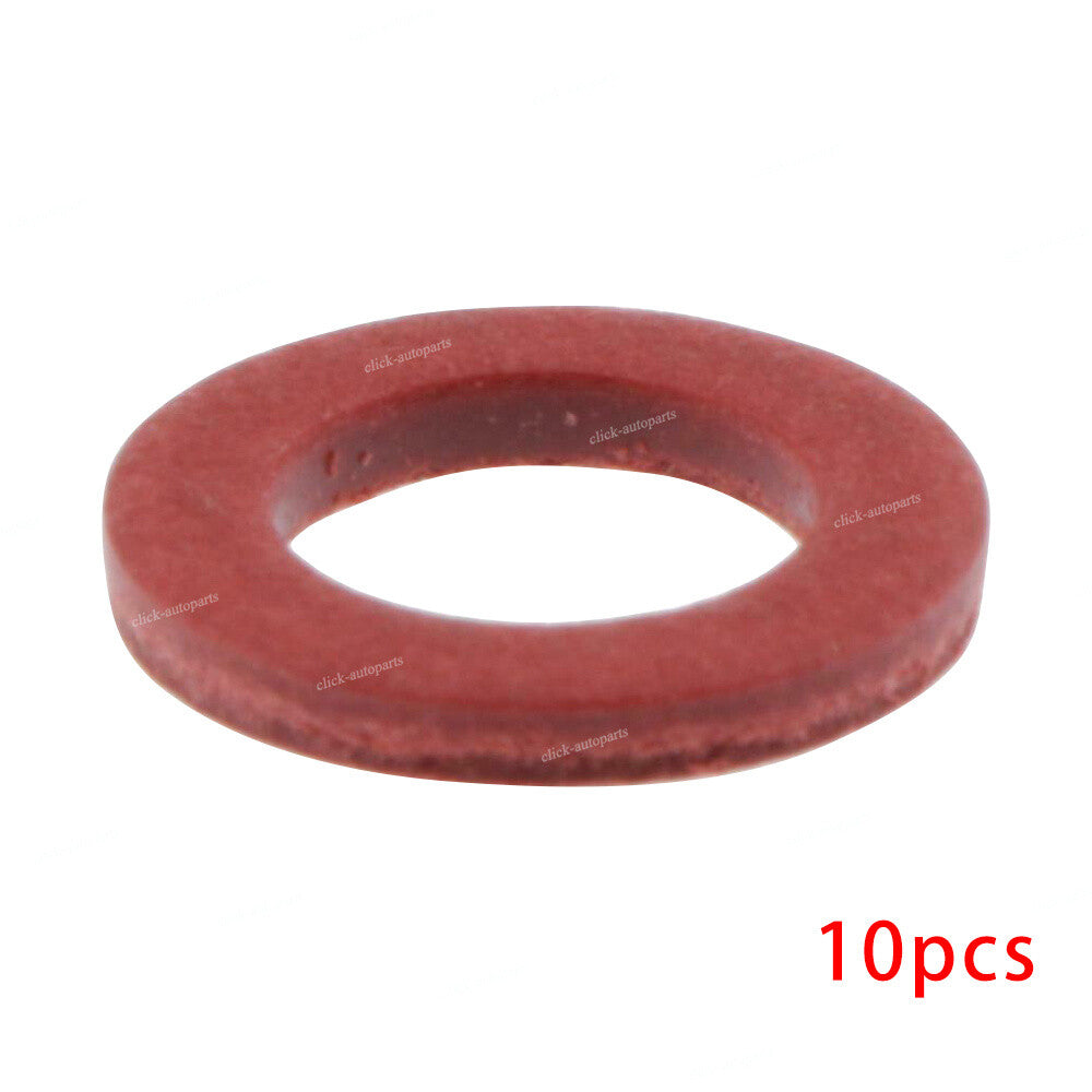 ya 3 6.25 10 Pcs Lower Unit Drain Plug Gasket Red for Yamaha 90430-08020-00 90430-08003