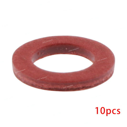 ya 3 6.25 10 Pcs Lower Unit Drain Plug Gasket Red for Yamaha 90430-08020-00 90430-08003