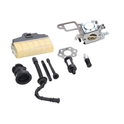 ya 17 Finish Carburetor Set For MS250 025 Chainsaws Includes Coal Oil Rulings Air