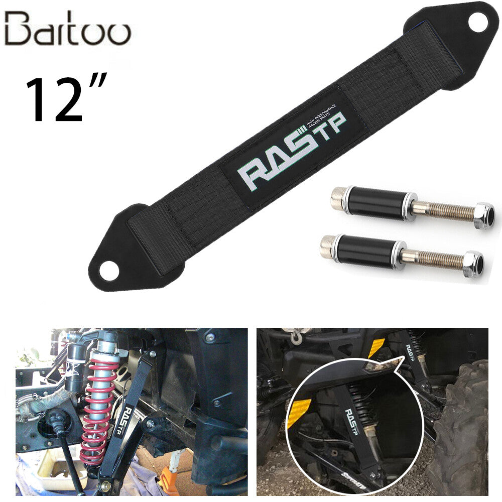 ya 3 6.25 12 Black Hot Racing Limit Straps Shock Suspension Travel 4 Layers Webbing