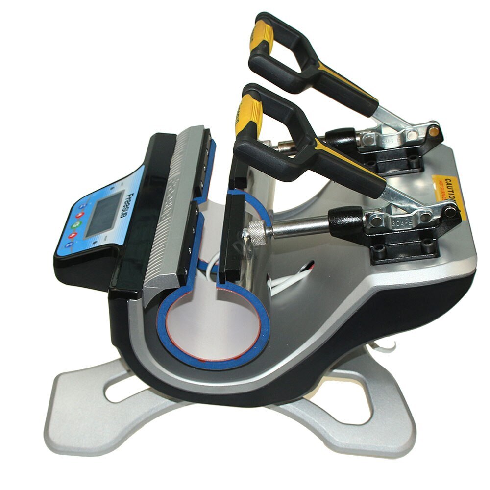 220V High Quality Mini Automatic Double Station Mug Heat Press Machine