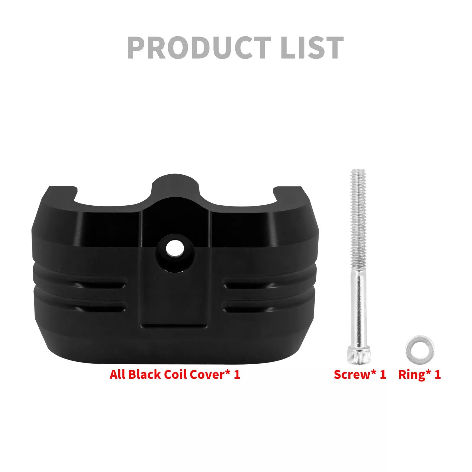 ya 5 8.7 Black ABS motorcycle coil cover suitable for Harley Softail Breakout Street Fat Bob 2018+