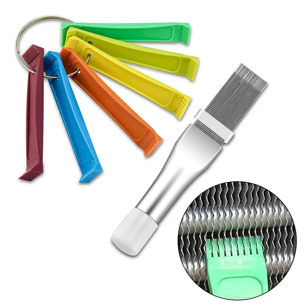 ya 4 6.21 New FCR6 Fin Comb Tool Set For Air Conditioner Straighten Evaporator Condenser