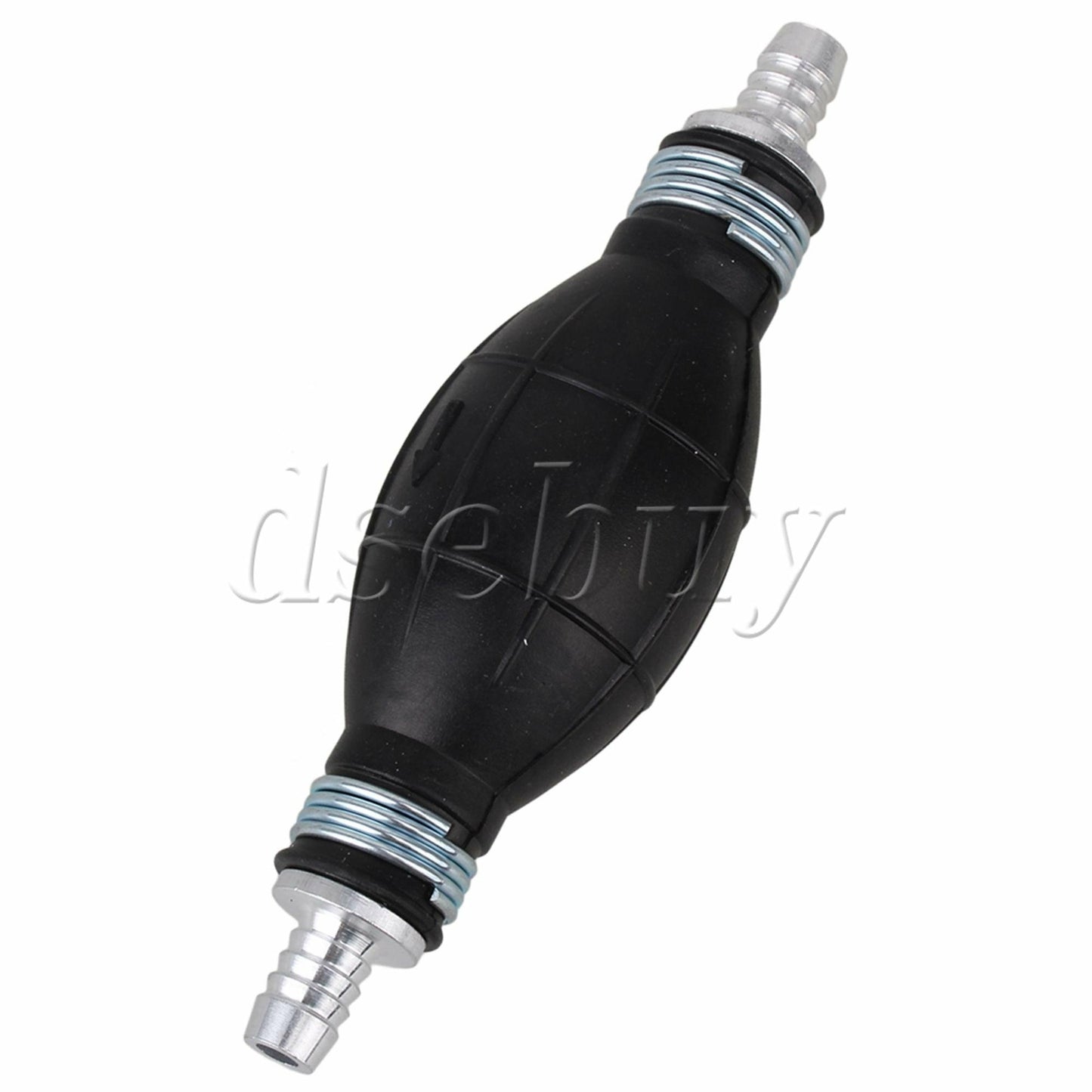 ya 17 10 Pieces Black Rubber Fuel Hand Pump Primer Bulb 15x4.2cm One Way Valve