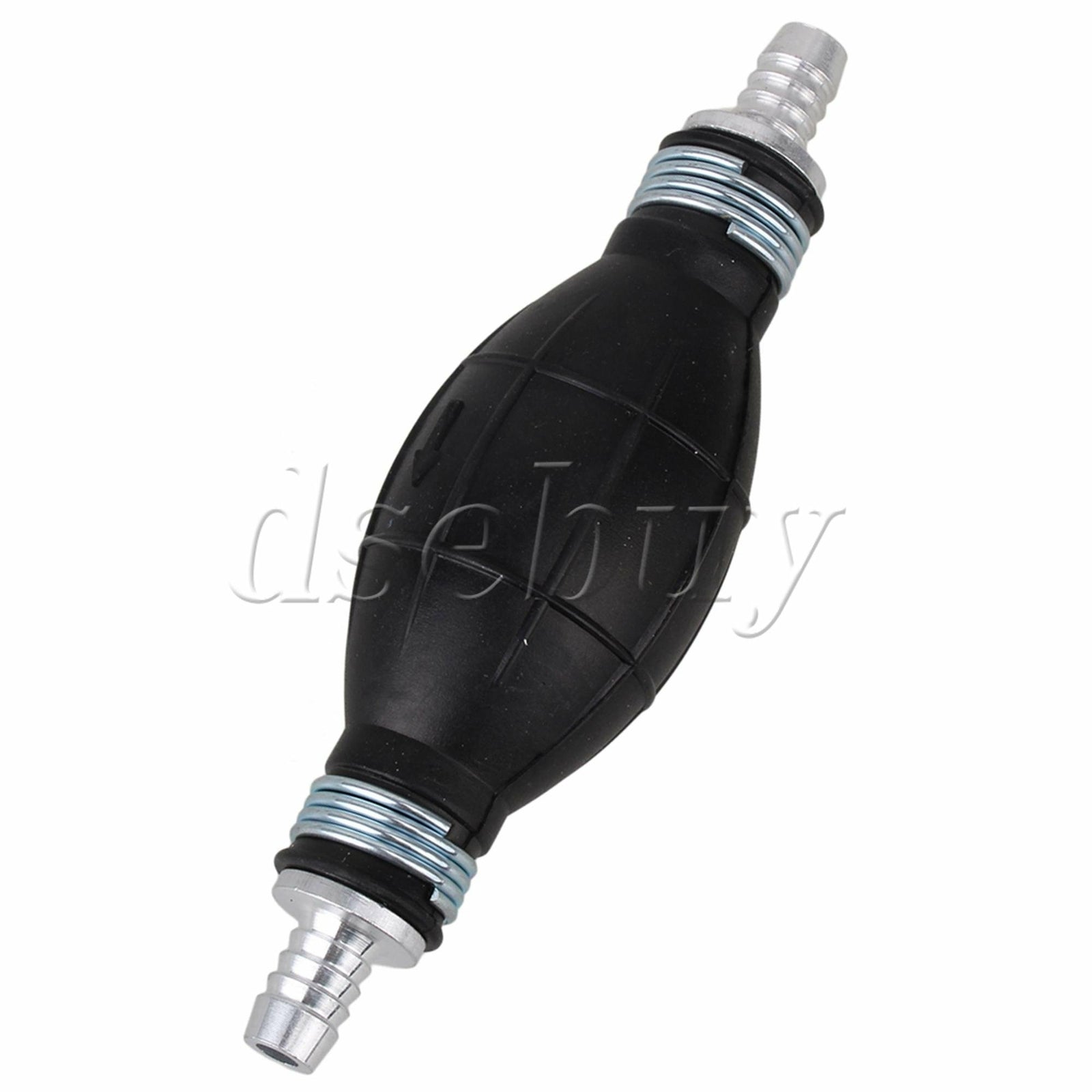 ya 17 10 Pieces Black Rubber Fuel Hand Pump Primer Bulb 15x4.2cm One Way Valve