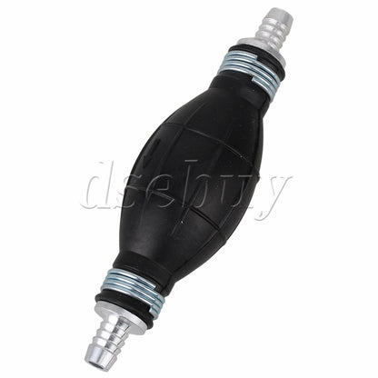 ya 17 10 Pieces Black Rubber Fuel Hand Pump Primer Bulb 15x4.2cm One Way Valve