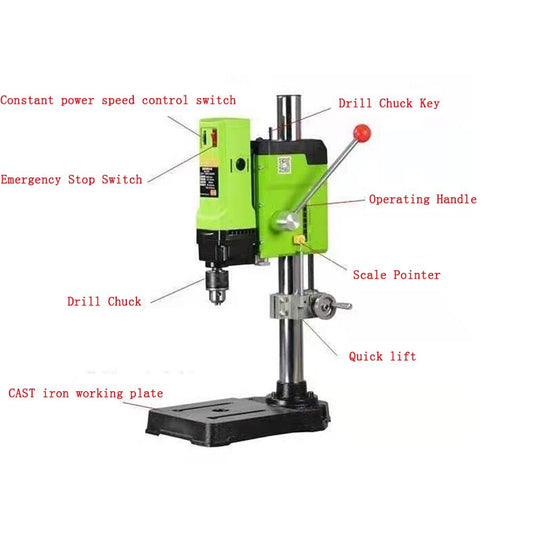 ya 26 Drilling Machine Woodworking Metal Drilling Machine with Adjustable Speed 1050W