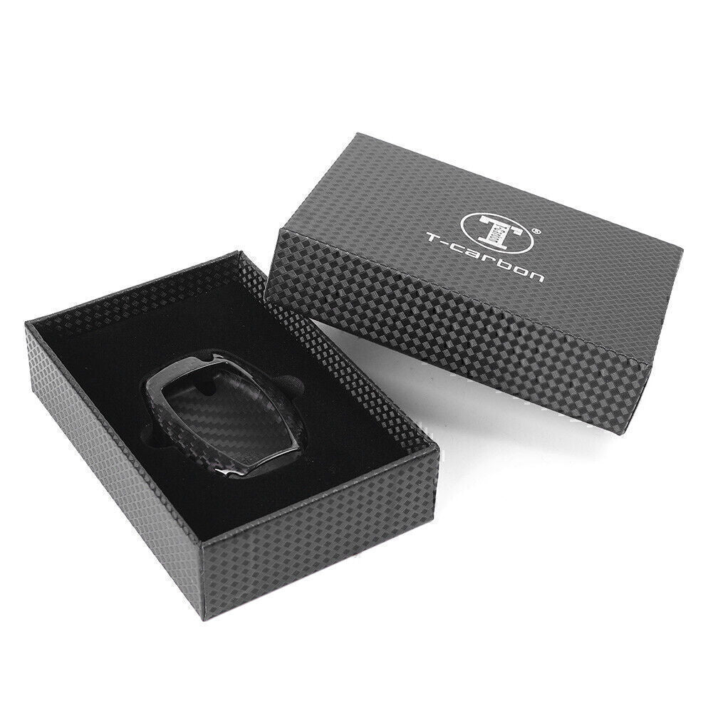 ya 5 8.7 Remote Key Fob Cover Case Carbon Fiber Black Fit for Mercedes-benz CLS GLA GLE GLS