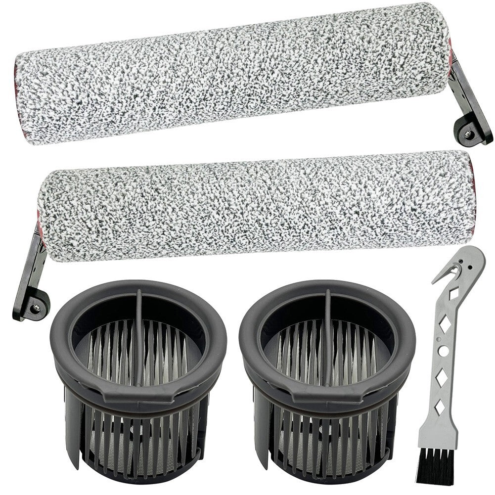 ya 25 Brush Rollers and Filters Replacement For H14 Vacuum Cleaner