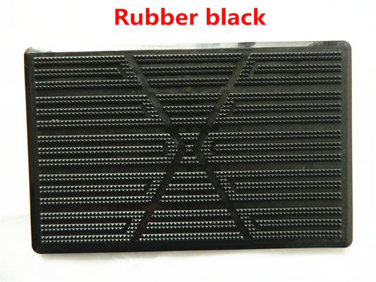 ya 7 6.10.3 Car Floor Mats Carpet Liner Rubber Heel Pad Carpet Mat 25x16cm for Sedan SUV