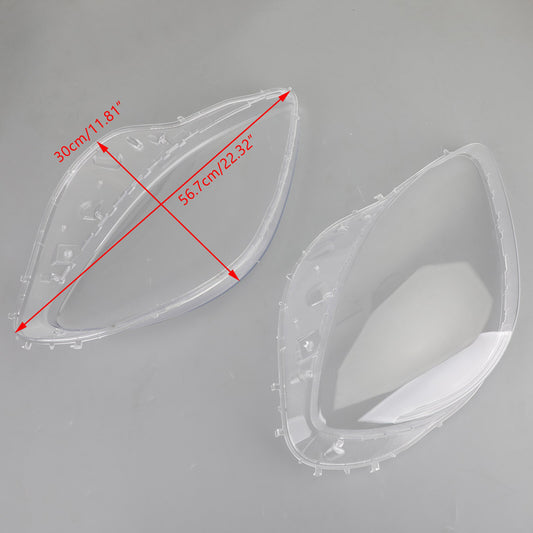 ya 1 8.5.3 Headlight Replacement Lens Driver Passenger L+R PAIR Fits For Corvet C6 05-2013