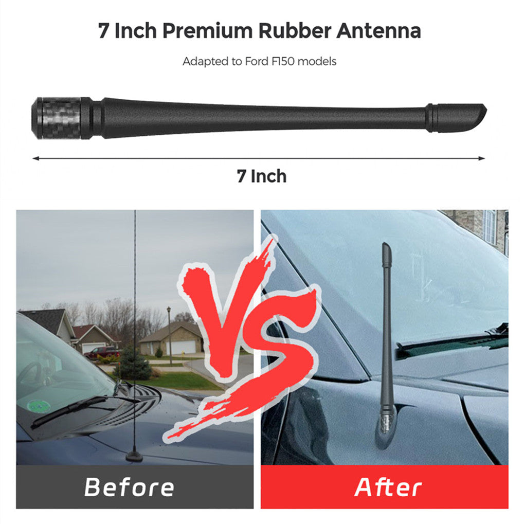 ya 3 6.25 7 For 2009-2024 for Ford F-150 Rubber Short Antenna Radio AM/FM Mast Accessories