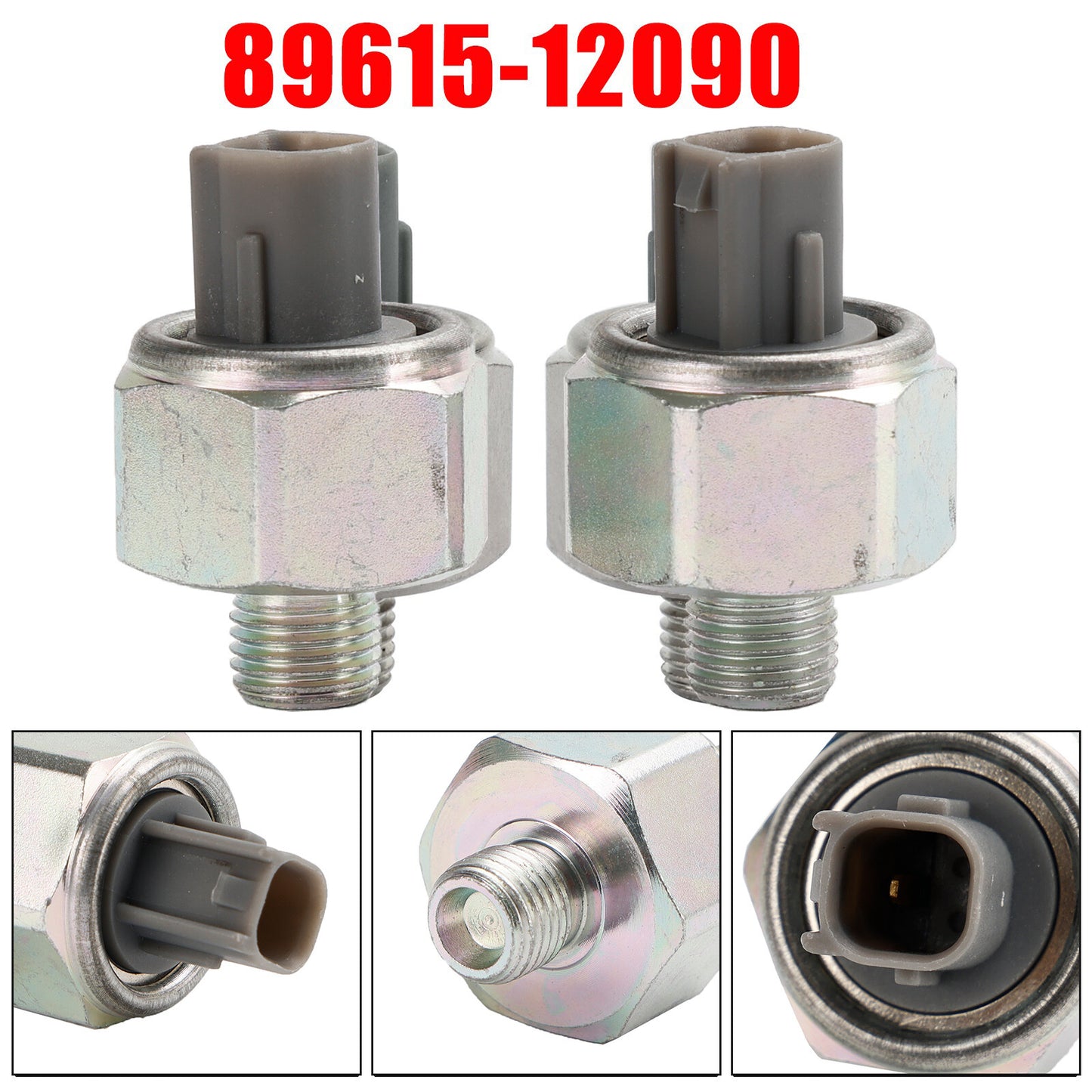 ya 1 8.5.2 2Pcs New Knock Sensor 89615-12090 for Avalon for Camry for Sienna for Lexus