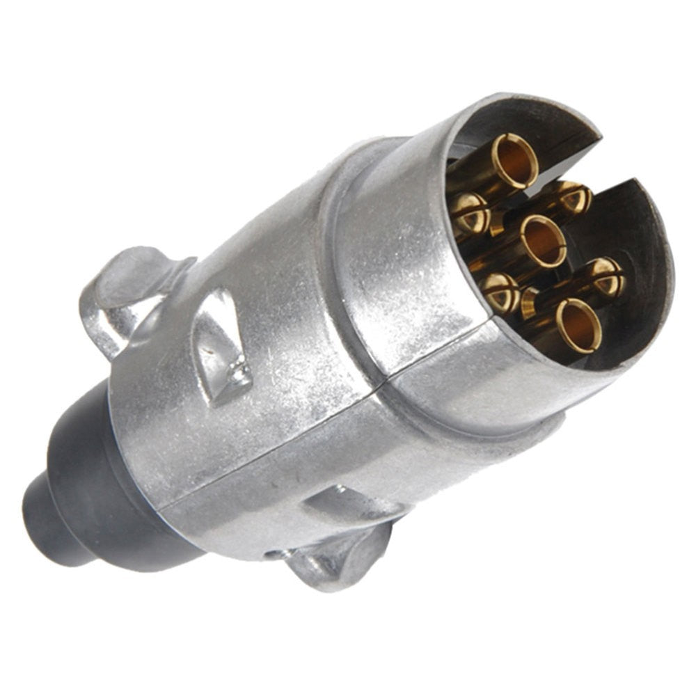 ya 1 7.13 7 Pin Alu for Minium Alloy Plug Trailer Truck Towing Electrics 12V Connector (EU