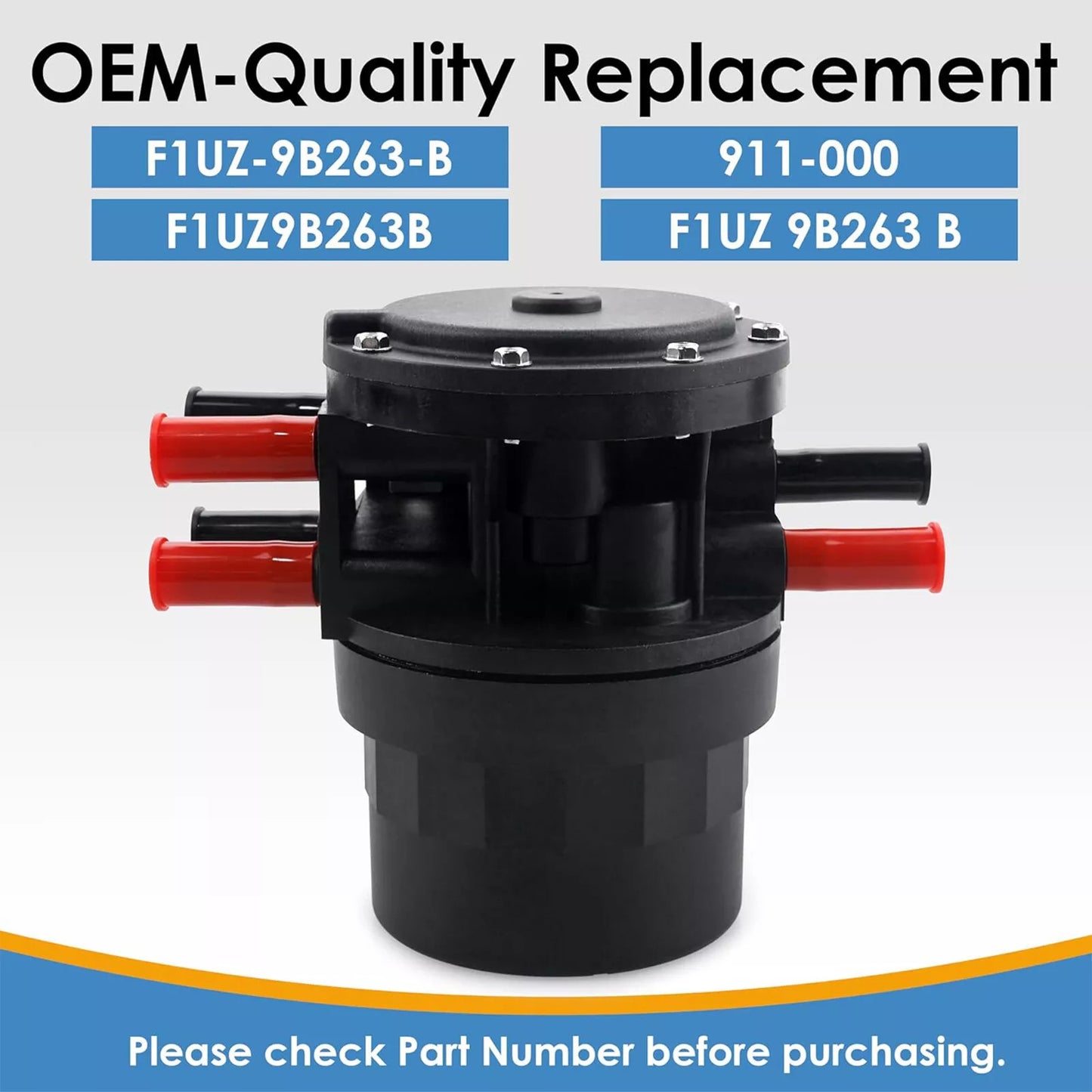 ya 2 6.29 Fuel Pump Reservoir Tank Selector Valve F1UZ9B263B for Ford 1989-1997 F150 F350