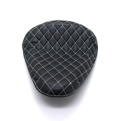 ya 5 8.7 New Black Synthetic Leather Diamond SOLO Driver for Seat for Harley Chopper Bobber
