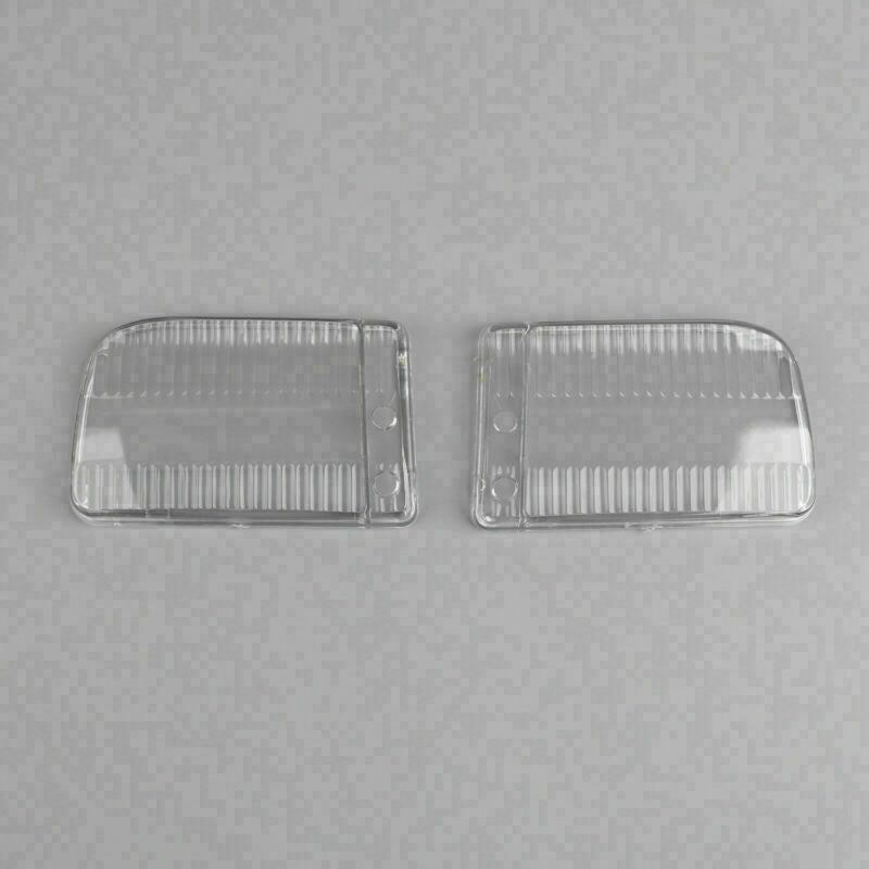 ya 1 8.5.1 2pcs Front Bumper Fog Lights Clear Plastic Lens For E30 318i 318is 82-91