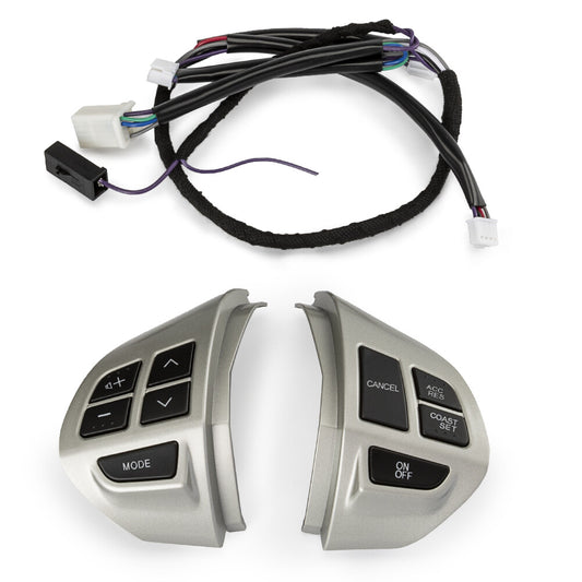 ya 8 5.27 2XFor 06-16 for Mitsubishi for Outlander L200 Laner Silver Steering Wheel Control Switch
