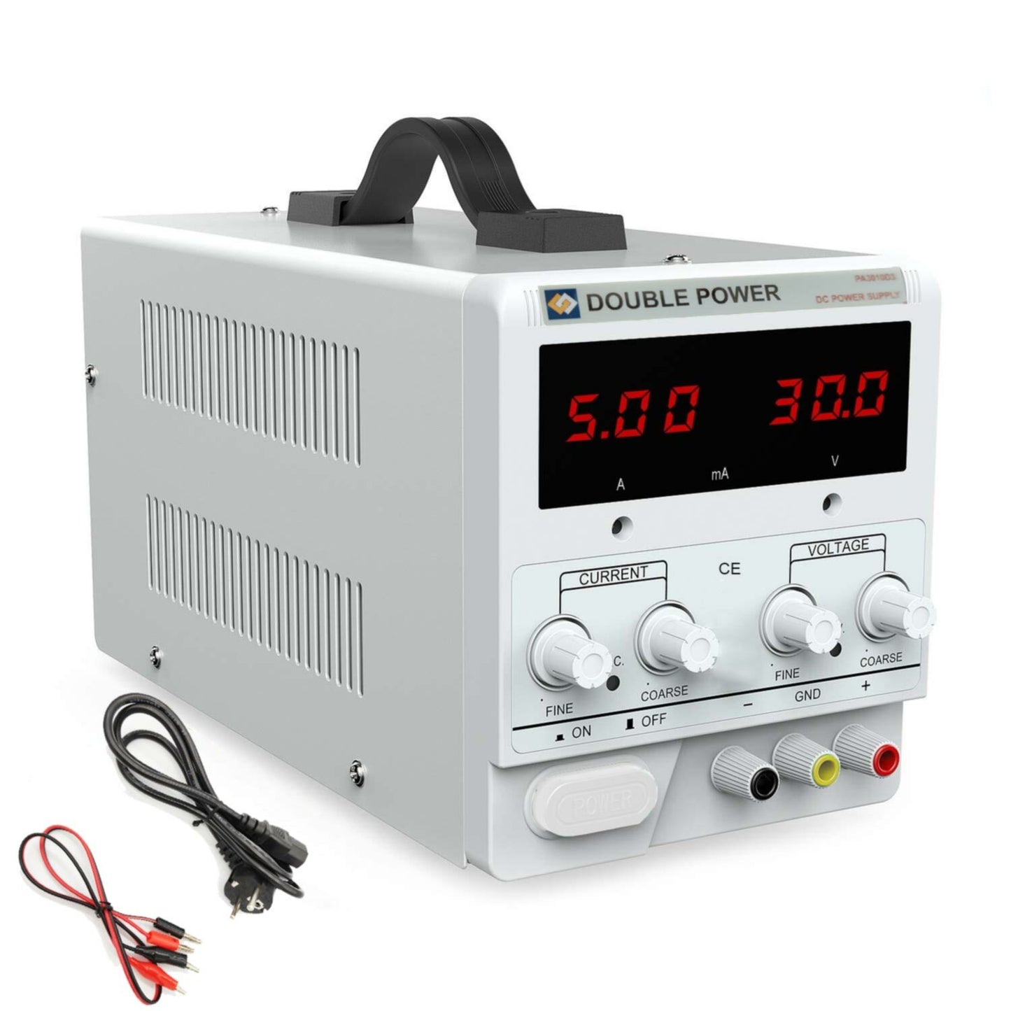 Regulated Lab Power Supply Adjustable Stabilizer Switching Bench Source 30V 10A