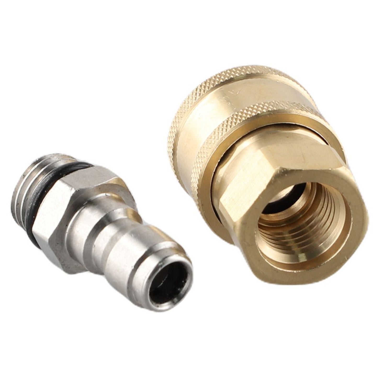 ya 14 Pair Pressure Washer Quick Release 1/4 Male M22/14 Female Brass Connector New