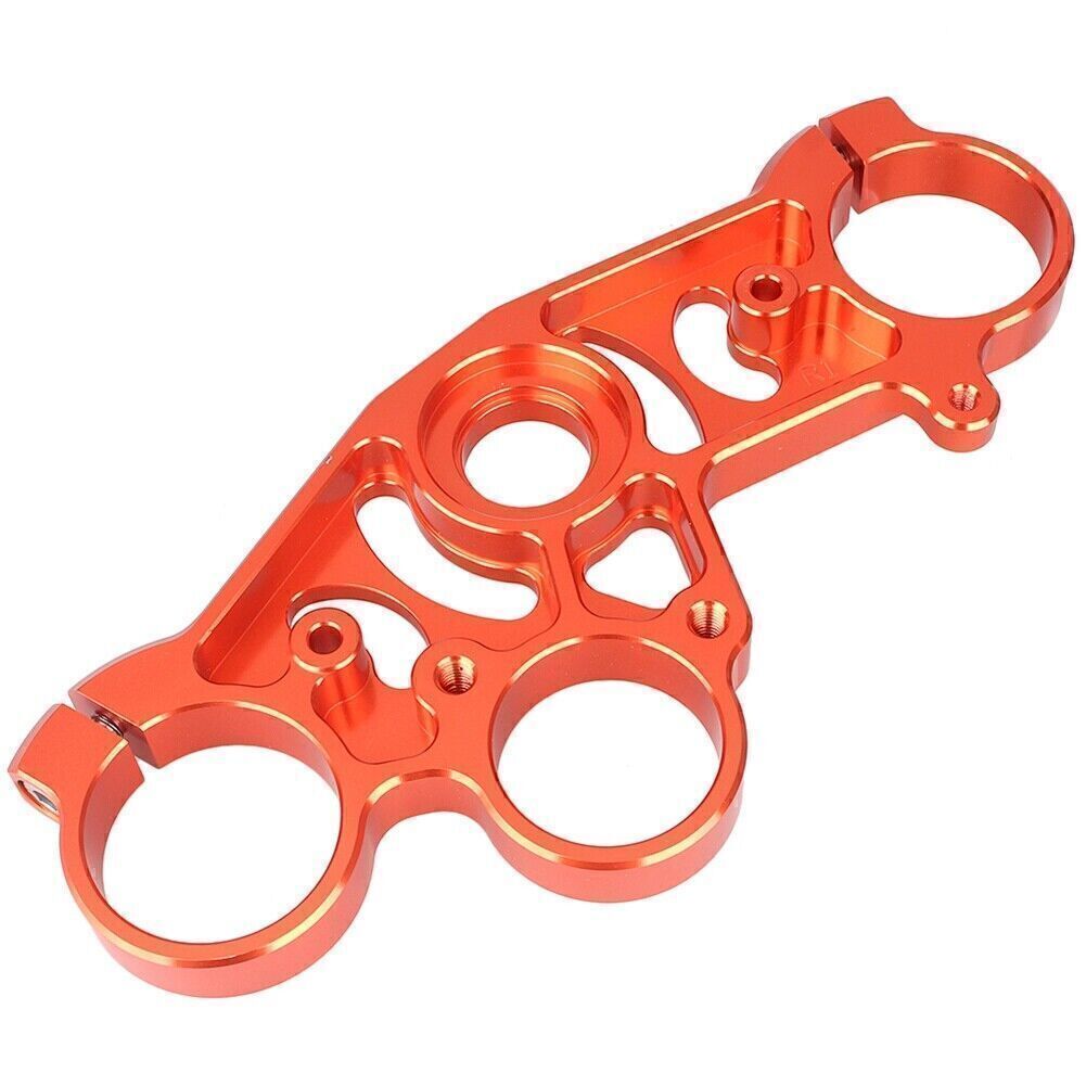 ya 5 8.7 1PC Triple Tree Front Upper Top Clamp for Yamaha YZF R1 2004 2005 2006 Orange