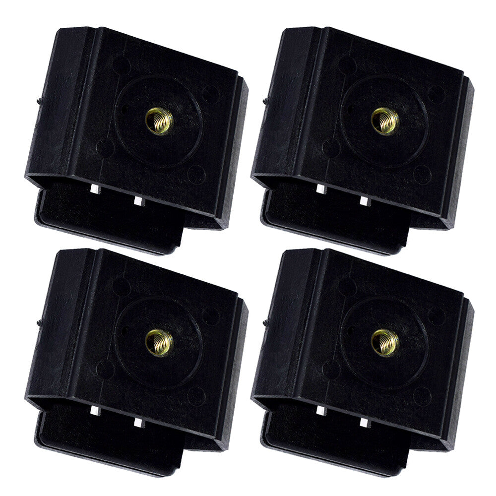 ya 27 6.18.2 New 4PCS Front Holder Bumper Bracket Clips 2018800114 for Mercedes W201 Black